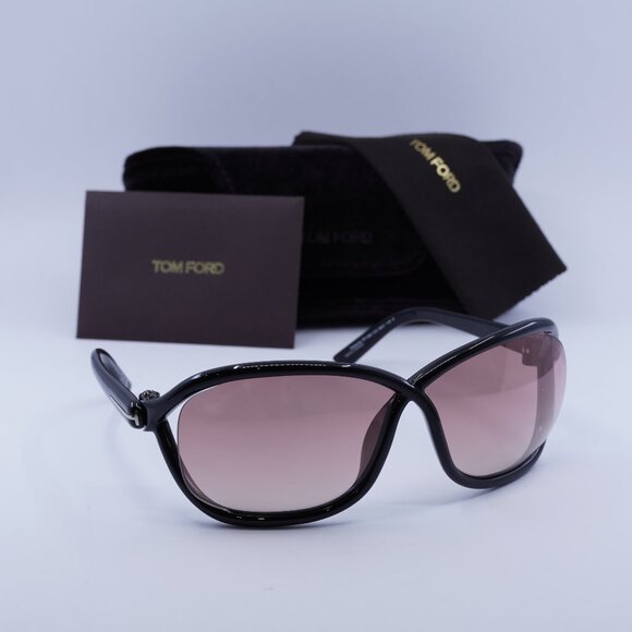 Final Price! Tom Ford Fernanda FT1069 01Z Black/Violet Sunglasses main image 9